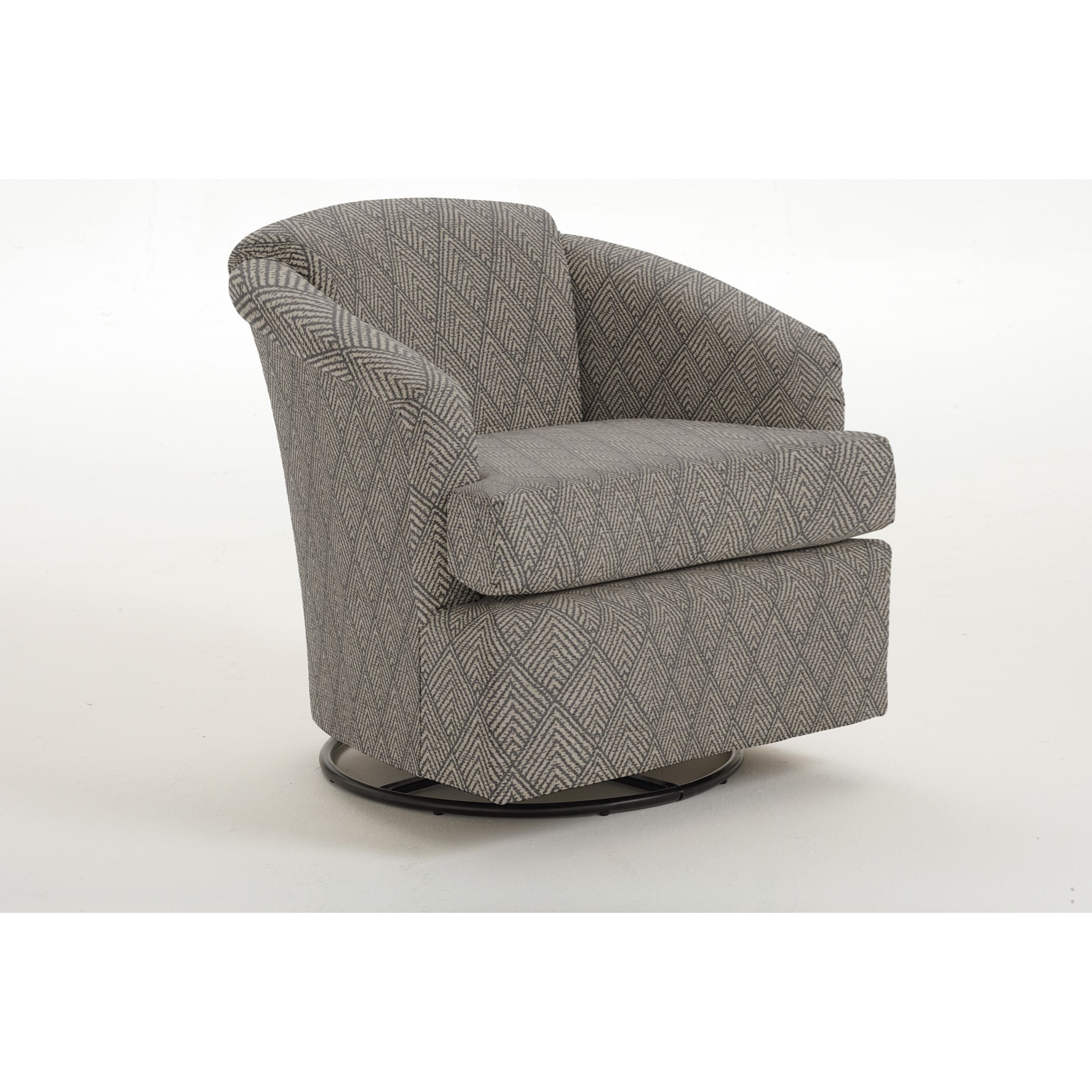 Best Home Furnishings Swivel Barrel Chairs 2567 1 31153 Cass Swivel Barrel Chair Broadway Furniture Uph Upholstered Chairs